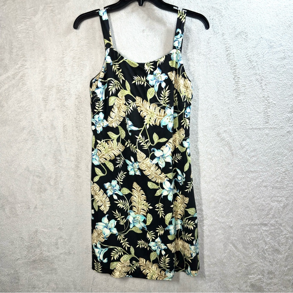 Coldwater Creek 100% Silk Dress Hawaiian‎ Tropical Floral Vacation Women’s 8P